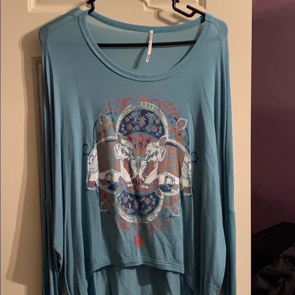 Long sleeve elephant shirt